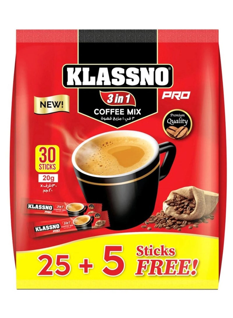 Klassno 3in1 Coffee Mix 30 x 20 g