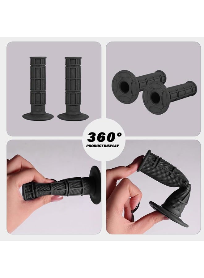 DAYIMADE 7/8" Pit Bike Handlebars Set with Foam Pad & Grips -Motorcycle Handlebars for CRF YZF KXF KLX RMZ DRZ Dirt Bike, ATV, Quad, E-Bike Mods,T6 Aluminum 7/8 Motorcycle Handlebar Upgrade (Black&Black) - Image 4