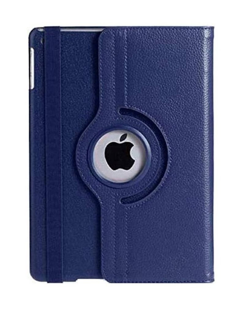 Leather 360 Degree Rotating Stand Folio Case Cover For Apple Ipad 10.2/10.5 inch Blue