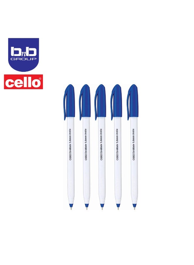 تشيلو قلم حبر جاف سيلو تريميت 1.0 مم، عبوة من 25 قلمًا، أزرق-SA - Image 4