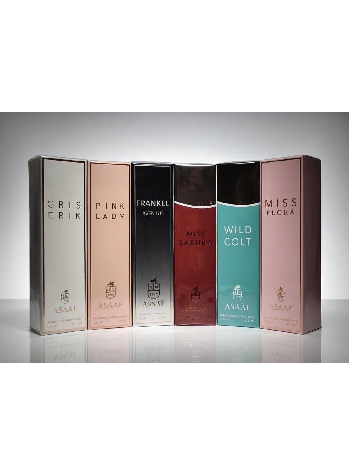 مجموعة عطور عساف 6*200مل