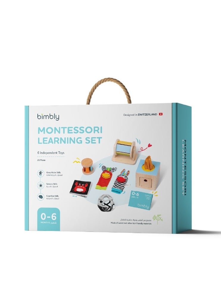 Bimbly Montessori Box The awakening of senses  (0-6 Months)