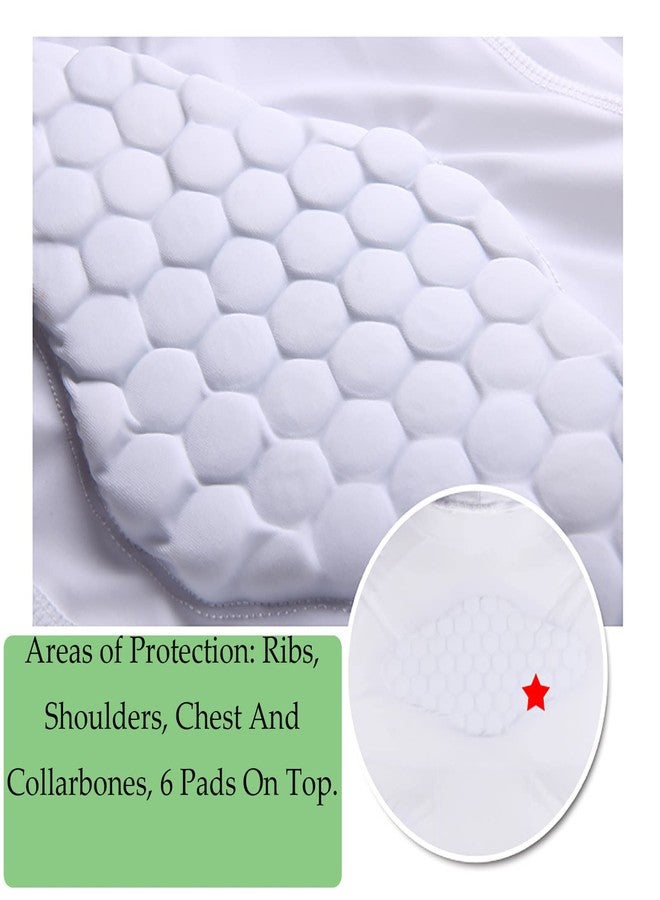 Jellybro Men's Padded Football Protective Gear Set Training Suit for Soccer Basketball Paintball Rib Protector - Image 4