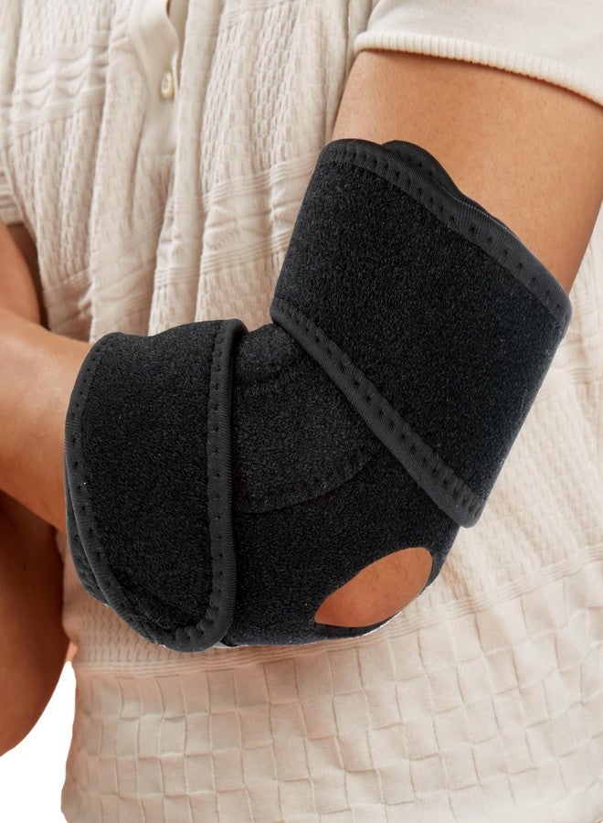 WY LIGHTING LEVEL Elbow Compression Sleeve with Removable Strap for Men & Women, Elbow Support Brace Ulnar Nerve Entrapment Splint Tendonitis Support Strap for Golfer Epicondylitis Weightlifting - Image 5