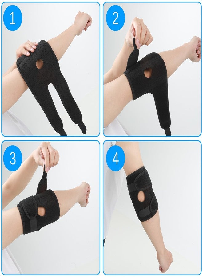 WY LIGHTING LEVEL Elbow Compression Sleeve with Removable Strap for Men & Women, Elbow Support Brace Ulnar Nerve Entrapment Splint Tendonitis Support Strap for Golfer Epicondylitis Weightlifting - Image 4