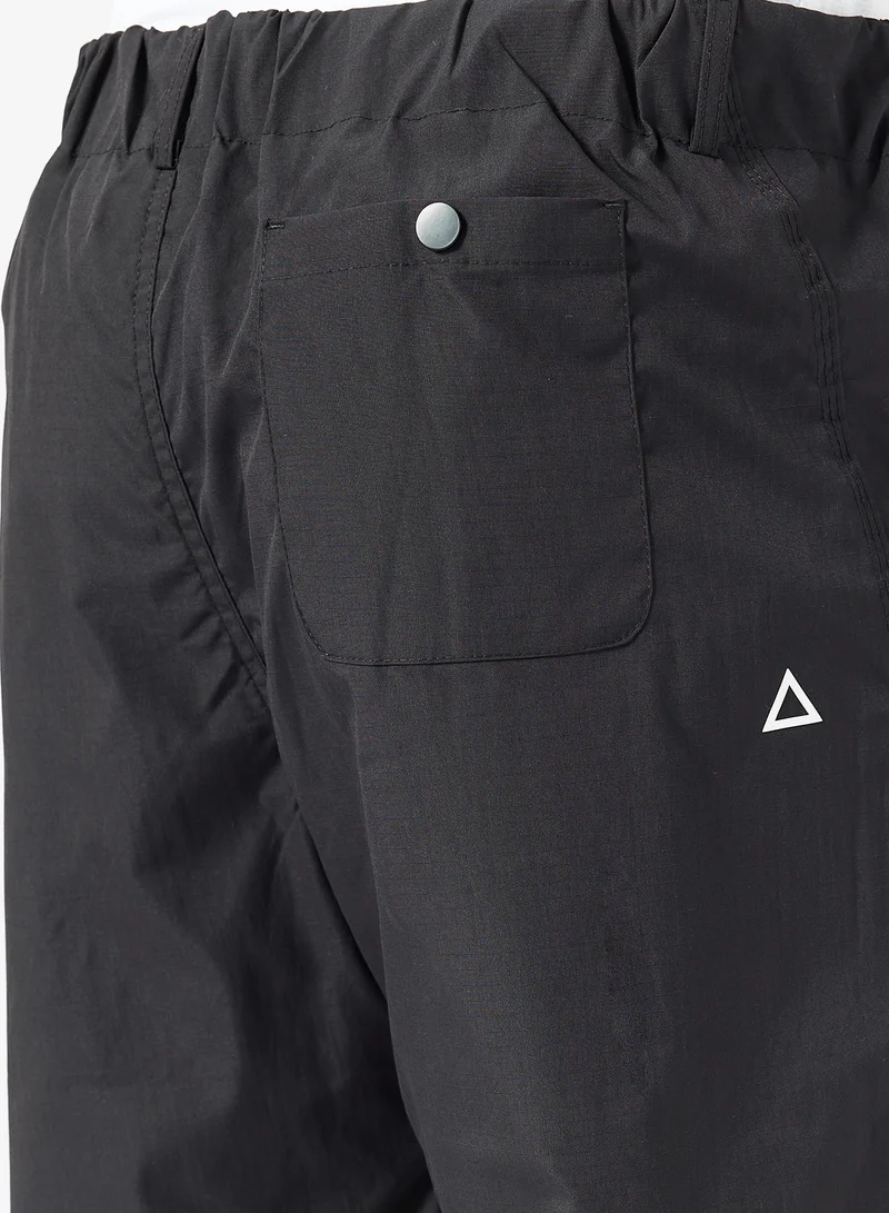 Seventy Five Emblem Design Relaxed Fit Pants
