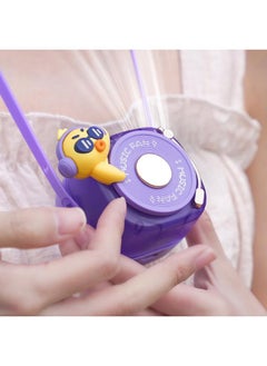 Thoraya Neck Hanging Fan for Kids ABS PC Silicone Bladeless USB Rechargeable Quiet Cute Cartoon Portable Necklace Fan for Outdoor  - Image 5