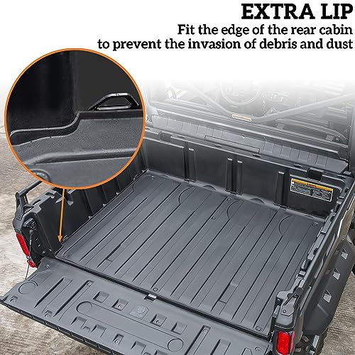 SAUTVS TPE Cargo Bed Mat Liner for Can Am Defender, Rubber Rear Cargo Bed Mat All Weather Protector Slush Liner for Can-Am Defender HD5 HD7 HD8 HD9 HD10 MAX 2016-2025 Accessories - Image 2