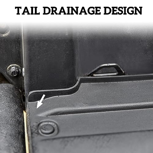 SAUTVS TPE Cargo Bed Mat Liner for Can Am Defender, Rubber Rear Cargo Bed Mat All Weather Protector Slush Liner for Can-Am Defender HD5 HD7 HD8 HD9 HD10 MAX 2016-2025 Accessories - Image 5