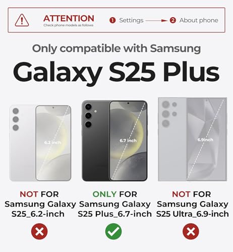 Dexnor for Samsung Galaxy S25 Plus Case with Builtin Slide Camera Cover Screen Protector KickstandHeavyDuty Shockproof Rugged Case FullBody Bumper Cover for Galaxy S25 Plus2025Army Green - Image 3