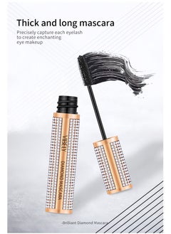 Vibely 4D Silk Fiber Lash Mascara Thicker and Longer Voluminous Eyelashes Natural Waterproof Smudge-Proof, No Clumping, No Smudging,Adds Length Depth and Glamour Effortlessly (Black)  - Image 3