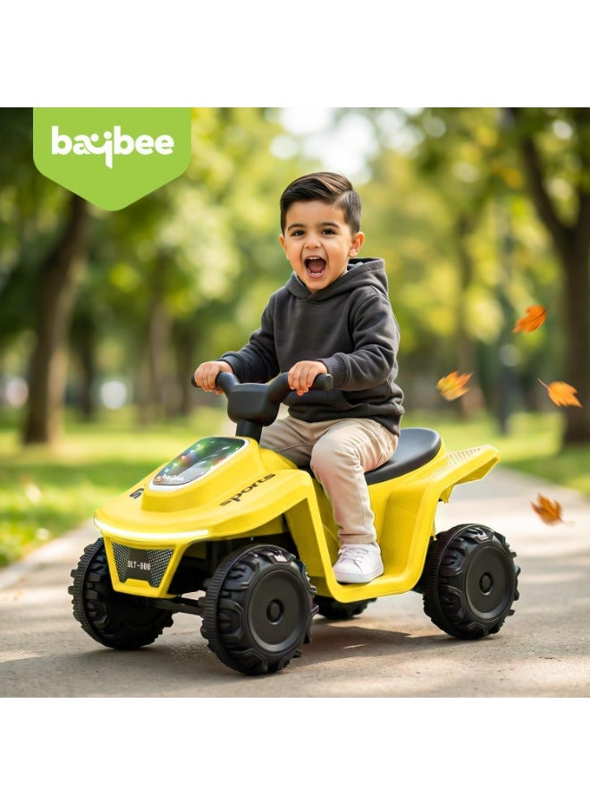 BAYBEE Giddy ATV Battery-Operated Kids Bike | Rechargeable Electric Ride-On with Lights, USB & Music | Big Beach Motorbike for Boys & Girls 2-5 Years - Image 3