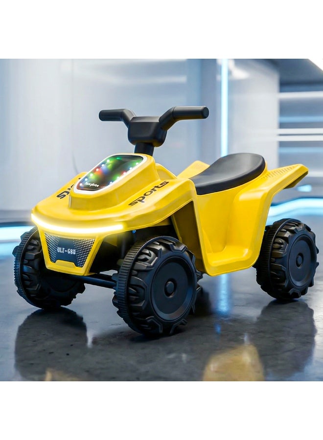 BAYBEE Giddy ATV Battery-Operated Kids Bike | Rechargeable Electric Ride-On with Lights, USB & Music | Big Beach Motorbike for Boys & Girls 2-5 Years - Image 1
