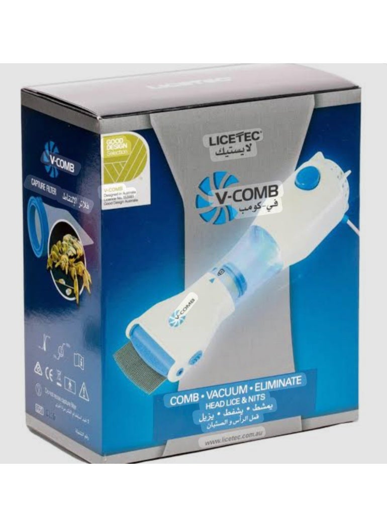 LICETEC V-COMB Electronic Head Lice & Nits Eliminator