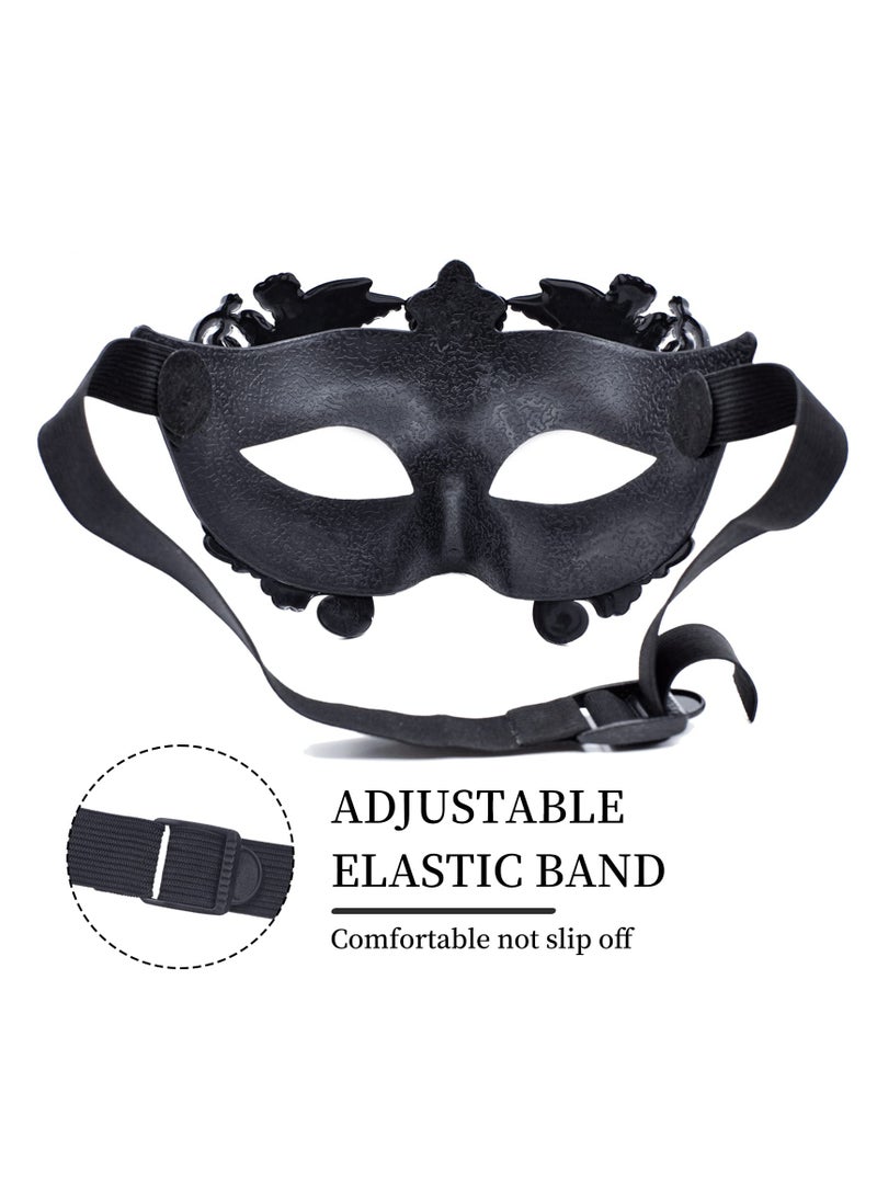 SYOSI Masquerade Mask for Men Roman Greek Mask Venetian Half Face Mask, for Mascarade Ball Mardi Gras and Cosplay Mardi Party - Image 5