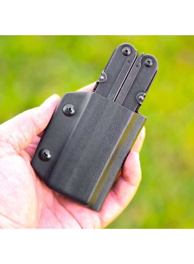 Clip & Carry Clip & Carry Kydex Multitool Sheath for SOG POWERLOCK ~ Made in USA (Multi-tool not included) Multi Tool Holder Holster (Black)  - Image 5