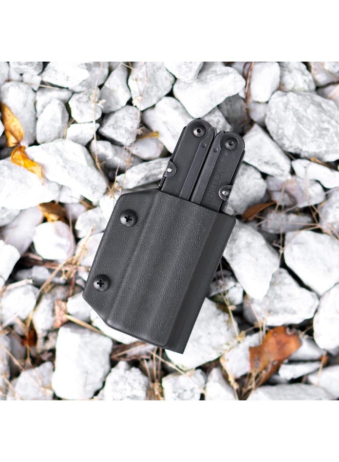 Clip & Carry Clip & Carry Kydex Multitool Sheath for SOG POWERLOCK ~ Made in USA (Multi-tool not included) Multi Tool Holder Holster (Black)  - Image 4