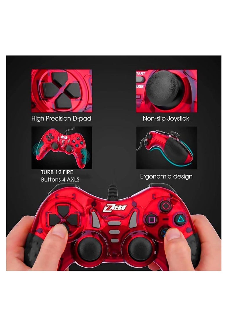 ZR-5001 وحدة تحكم GamePad Trubo، كابل USB 1.5 متر -