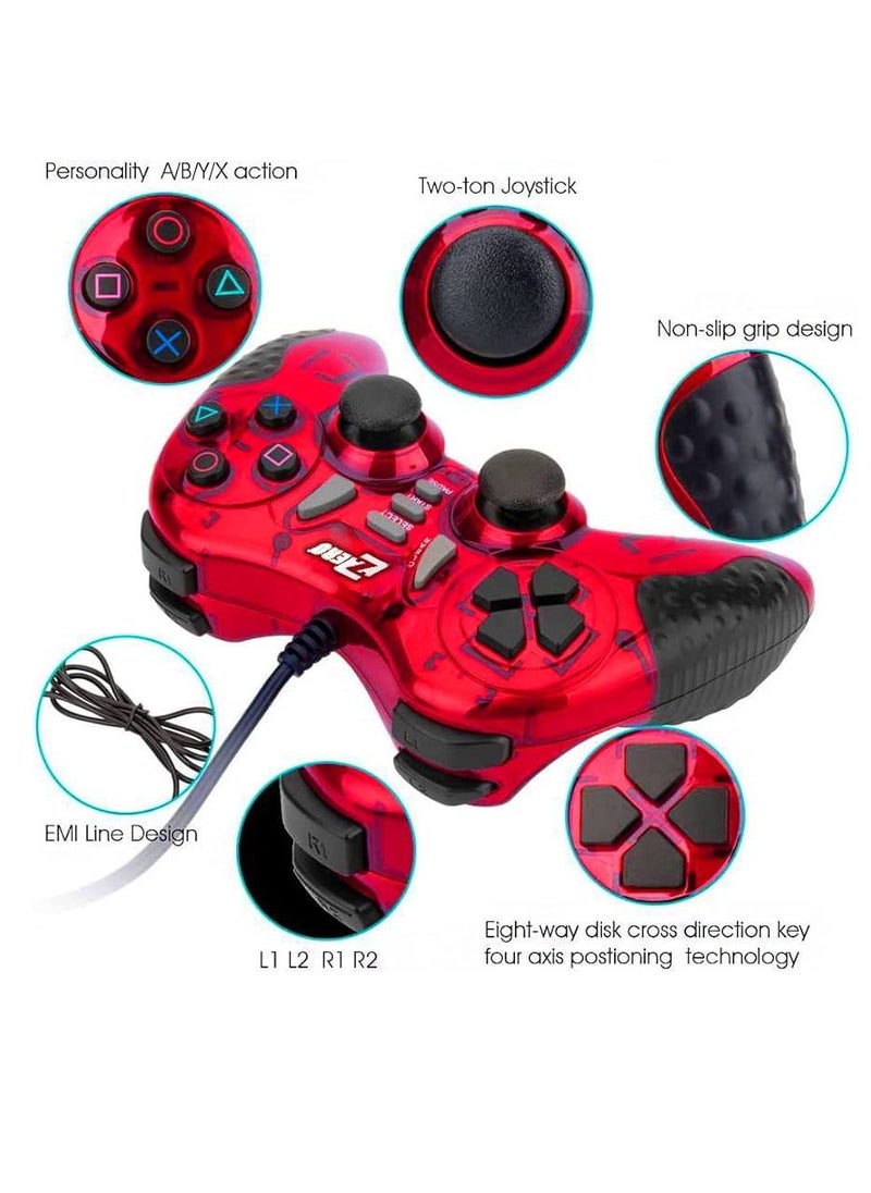 ZR-5001 وحدة تحكم GamePad Trubo، كابل USB 1.5 متر -