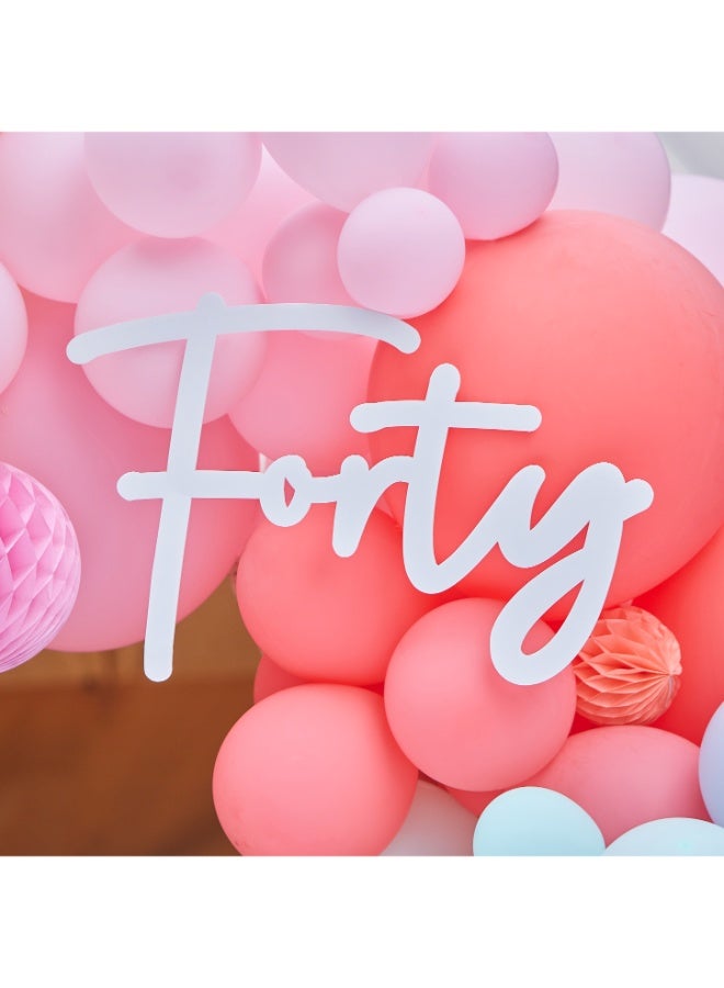 Ginger Ray 40Th Birthday Balloon Arch Sign - Image 4
