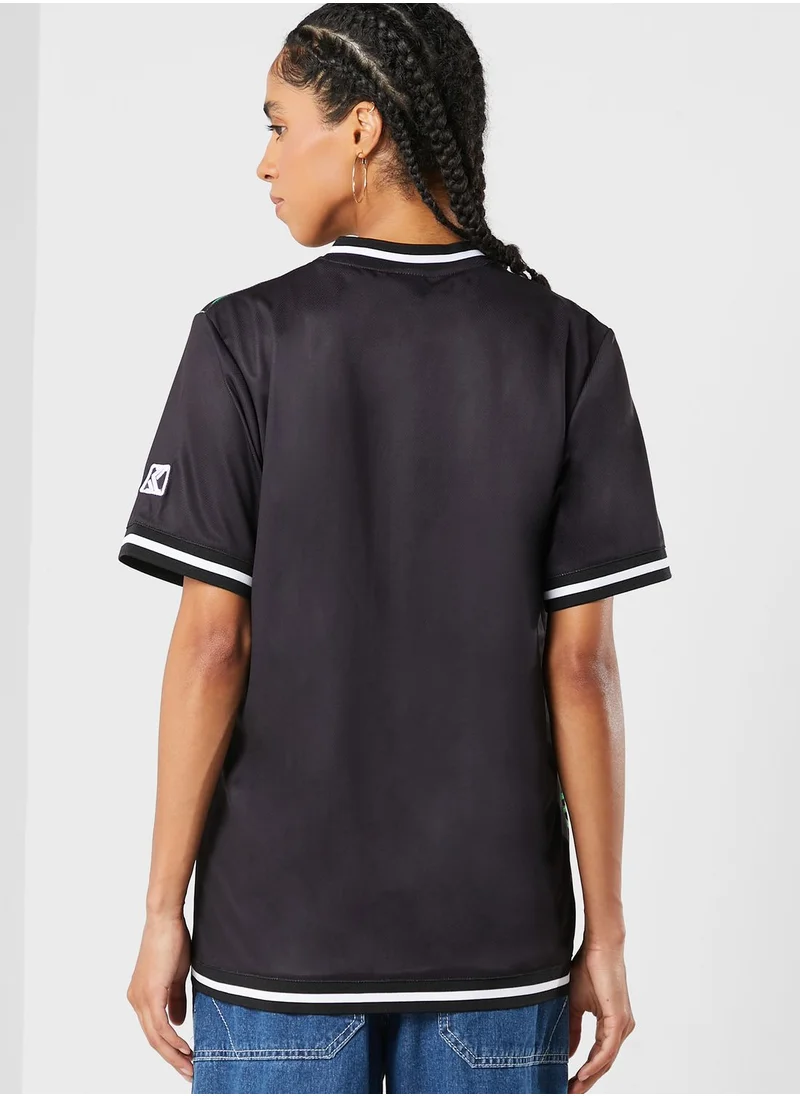 Karl Kani Retro Block Baseball T-Shirt