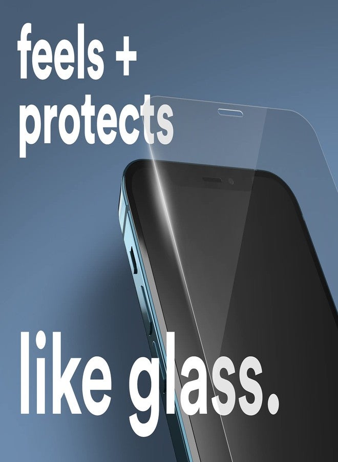 BodyGuardz PRTX Screen Protector for iPhone 13 Pro and iPhone 13, Shatterproof Synthetic Glass, Case Friendly, Smudge Resistant Clear Protector with Easy Installation Process - Image 4