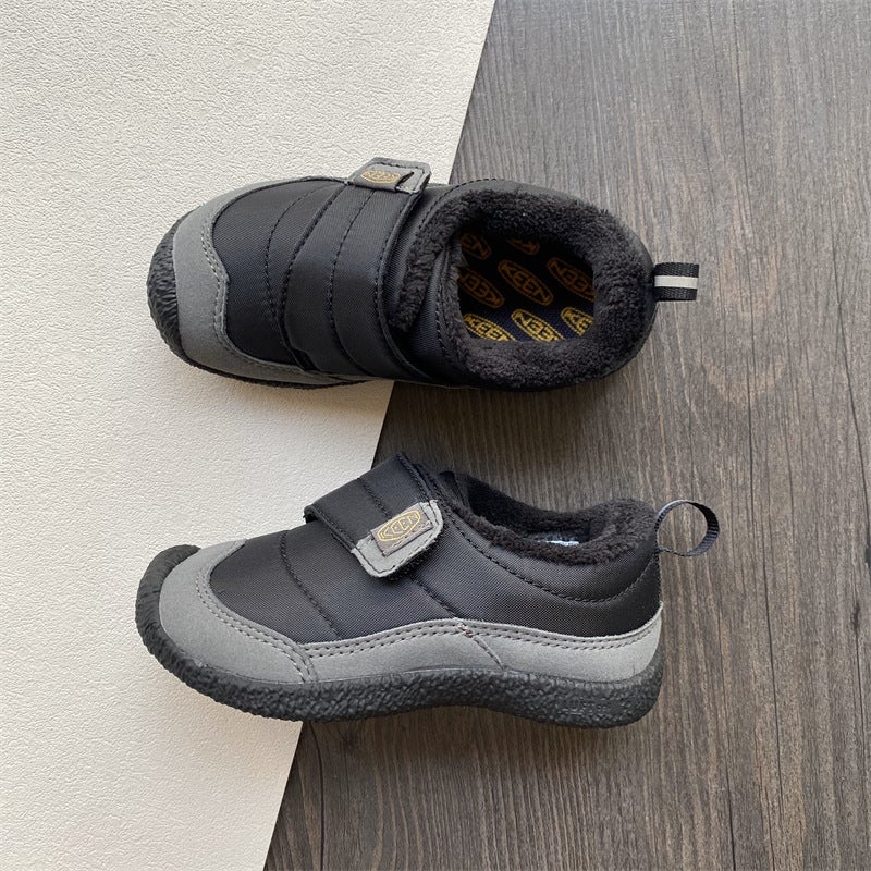 Top Edition Keen Children'S Shoes Cohen Low-Top Fleece-Lined Cotton Shoes Children'S Outdoor Waterproof Sports Leisure Ultra-Light For Boys And Girls - Image 1