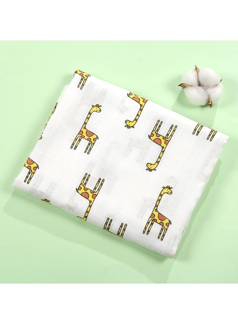 Loquat فوطة حمام مطبوعة كرتونية من القطن النقي