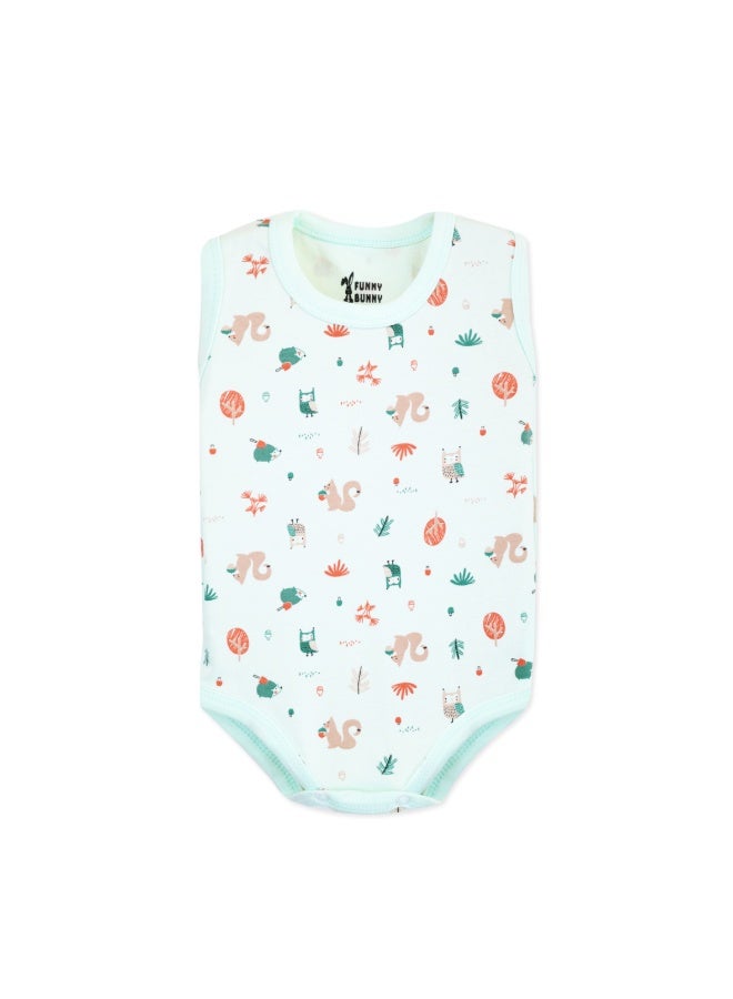 Funny Bunny Pack of 6 Cotton Wide Cut Bodysuit for Baby - Image 5