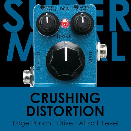 Ibanez SMMINI Super Metal Mini Effects pedal Blue Metallic - Image 3