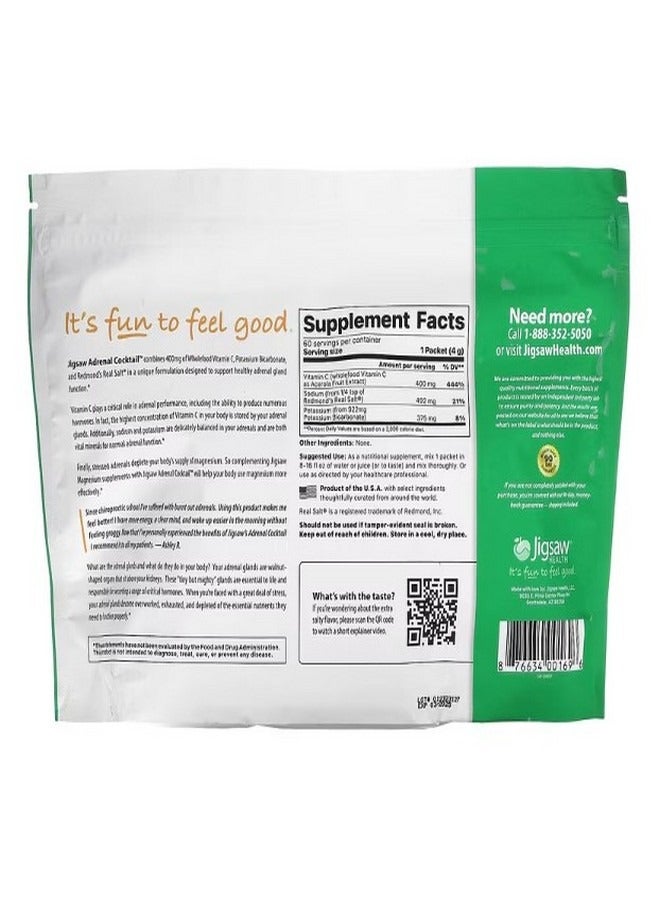 جيغسو هيلث Adrenal Cocktail  Wholefood Vitamin C 60 Packets 8.5 oz 240 g - Image 2