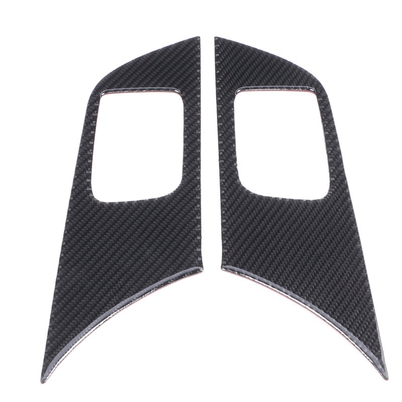 Carbon Fiber Door Handle Trim: High Quality Real Carbon Fiber, Comfortable Touch, Easy Installation - Durable Wear-Resisting Interior Trim for Mitsubishi Lancer 2008-2016 Car Interior Upgrade - Image 5