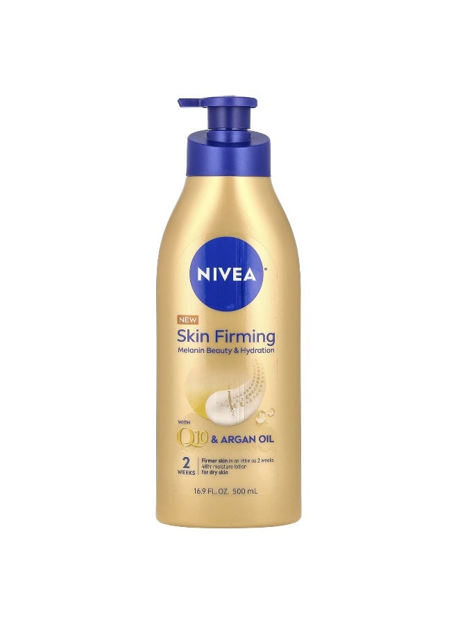 Nivea, Skin Firming Melanin Beauty & Hydration Body Lotion, 16.9 fl oz (500 ml) - Image 1