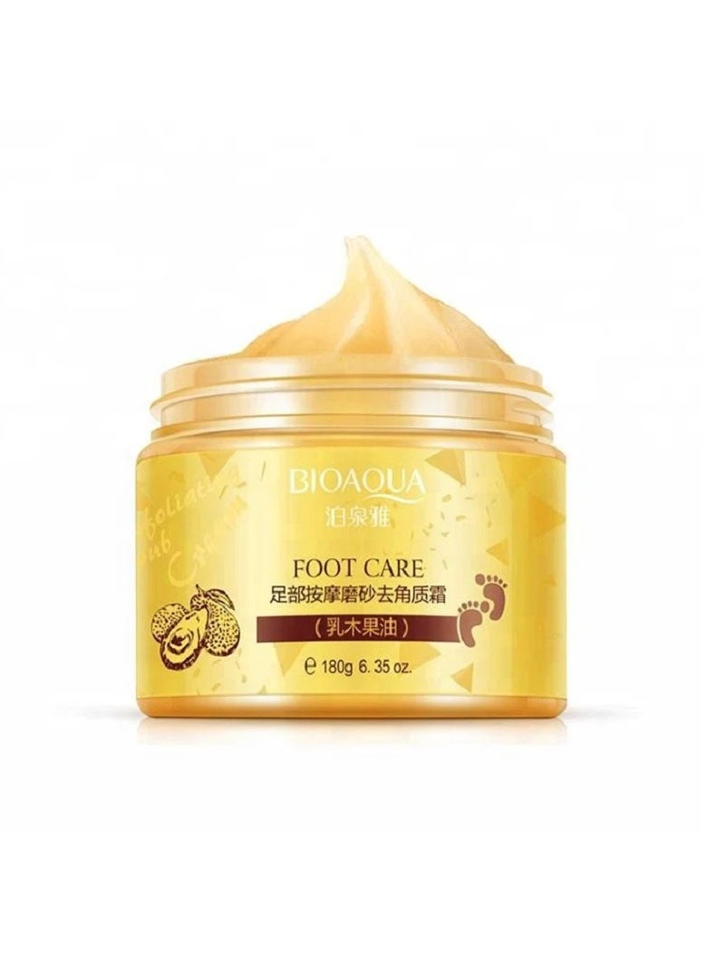 BIOAQUA - Shea Butter Foot Massage Exfoliating Cream - Image 1