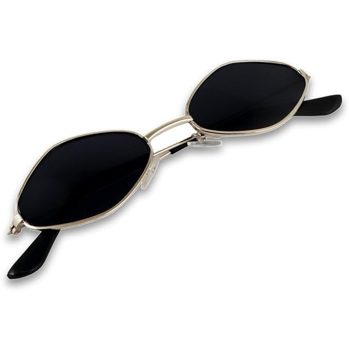 ROFFERS Women UV Protected Diamond Cut Sunglasses/Goggles, Black, Free Size - Image 2