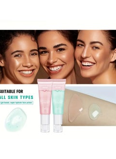 ibcccndc 2 PCS HydraGlow Primer - Long-Lasting, Hydrating, and Niacinamide-Infused Gel-Based Foundation Primer for Perfect Makeup - Moisturizes and Prepares Skin for Flawless Finish  - Image 2