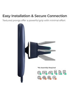 iOttie iOttie - Velox MagSafe Compatible Wireless Air Vent Mount - Blue  - Image 5