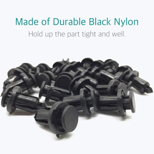 Lantee Nylon Bumper Push-Type Retainer Clips Fit for Nissan 01553-09241 240SX, 350Z, 370Z, Altima, Cube, Maxima, Murano, NV, Pathfinder, Quest, Rogue, Rogue Sport, Sentra, Titan, Versa, Xterra (30) - Image 5