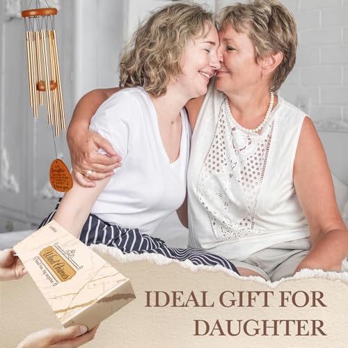 Leebbsin Gifts for Daughter Daughter Wind Chimes Best Gift for Daughter Birthday Gift for Daughter from Mom Dad Love Reminder Gifts for Birthday Mothers Day Christmas - Image 3
