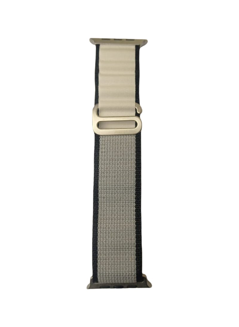 حزام سوار ستراب من نسيج النايلون لساعة الذكية مقاس 42 ملم 44 ملم 45 ملم 49 ملم
