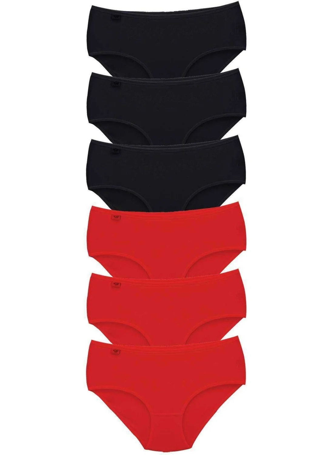 Tutku Passion 6 Pieces Passion Women High Waist Bato Thin Rubber Panties S1