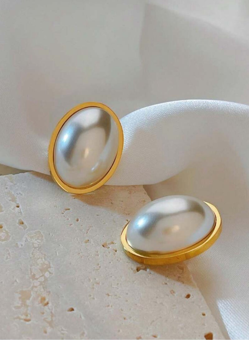 إليجانس طقم اكسسوارات نسائي فاخر من الاستانلس ستيل باللون الذهبي مكون من سلسال واسوارة وخاتم عالي الجودة - Image 4