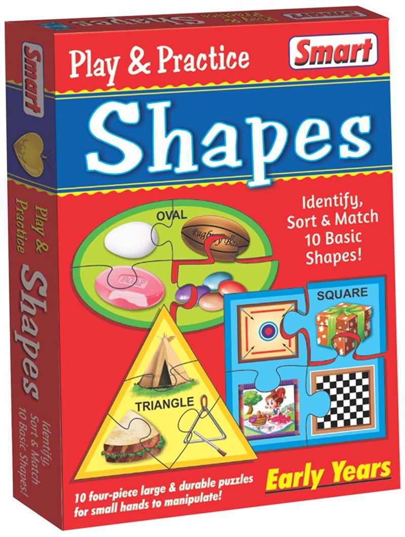 Smart - 1091 Play and Practice Shapes,for Kid,Multicolor - Image 4