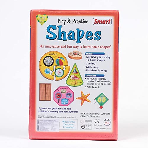 Smart - 1091 Play and Practice Shapes,for Kid,Multicolor - Image 2