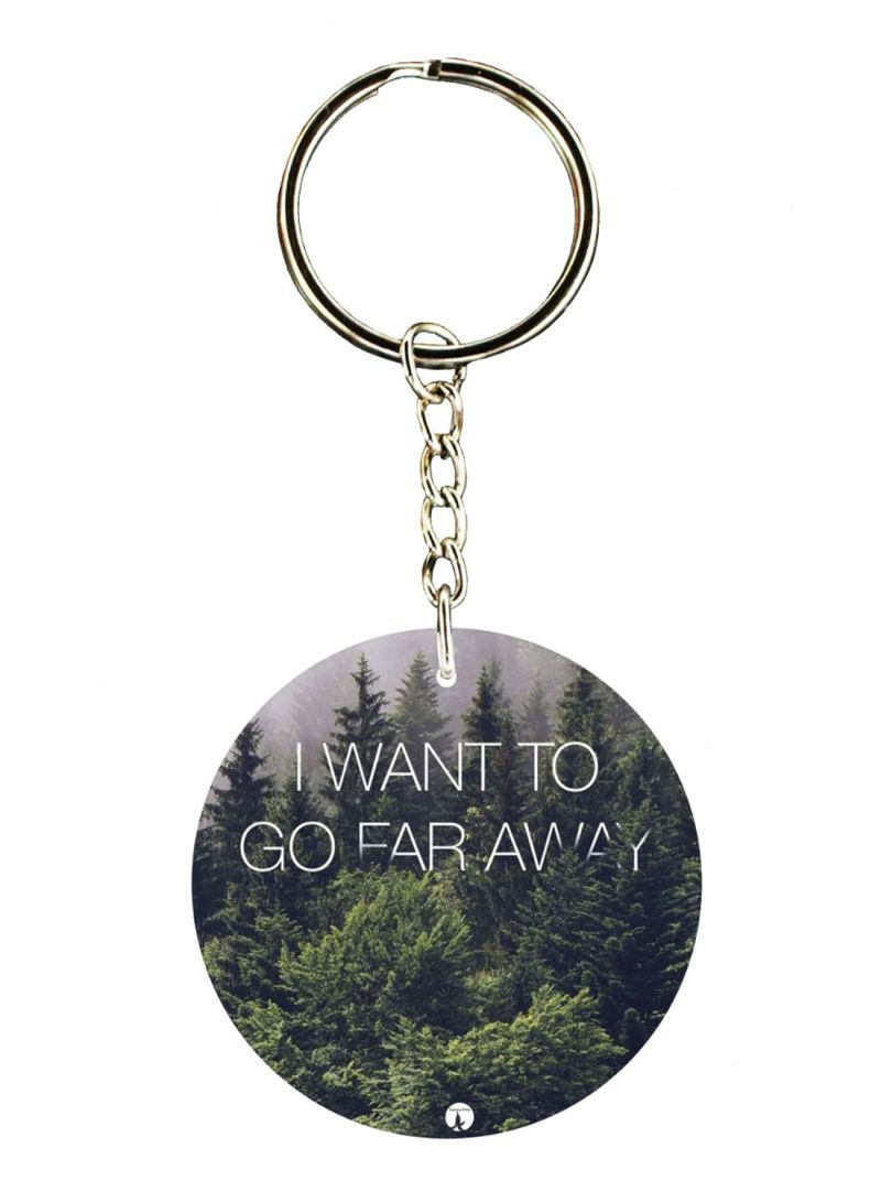 RKN English Phrases Printed Keychain