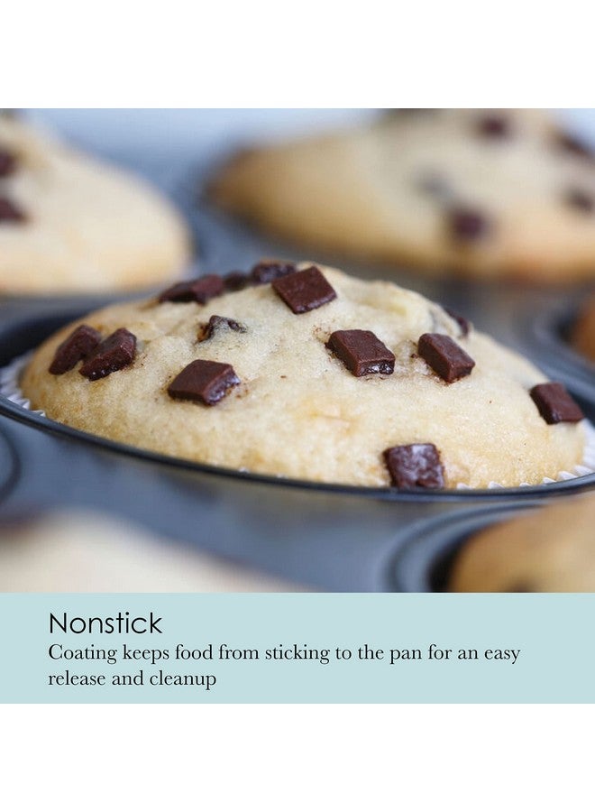 chicago metallic Chicago Metallic Professional Non-Stick Muffin Top Pan, 15.75-Inch-by-11-Inch - Image 3