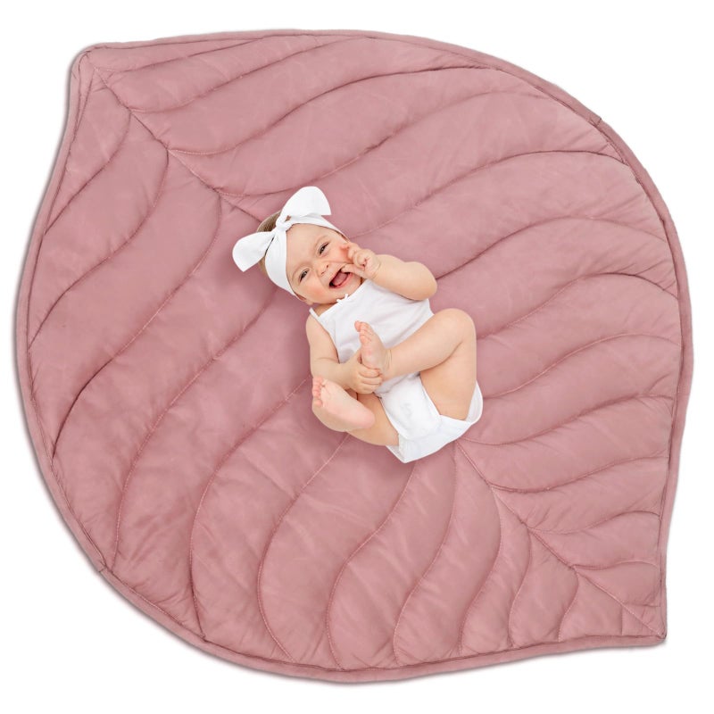 Funtery Baby Play Mat 56 x 42 Inch Cotton Crawling Cushion - Image 1