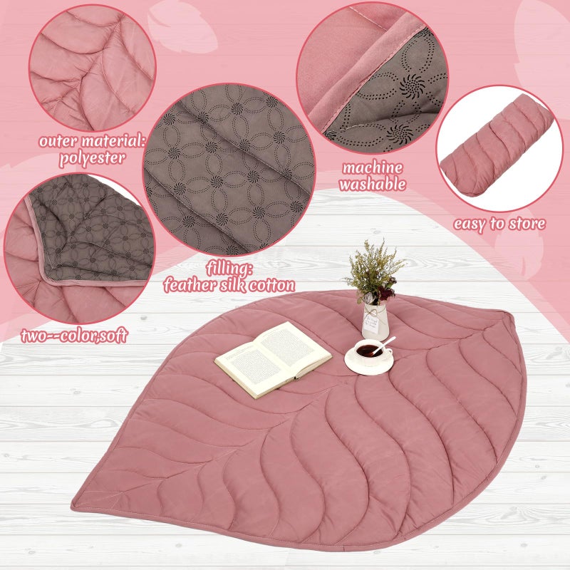 Funtery Baby Play Mat 56 x 42 Inch Cotton Crawling Cushion - Image 4