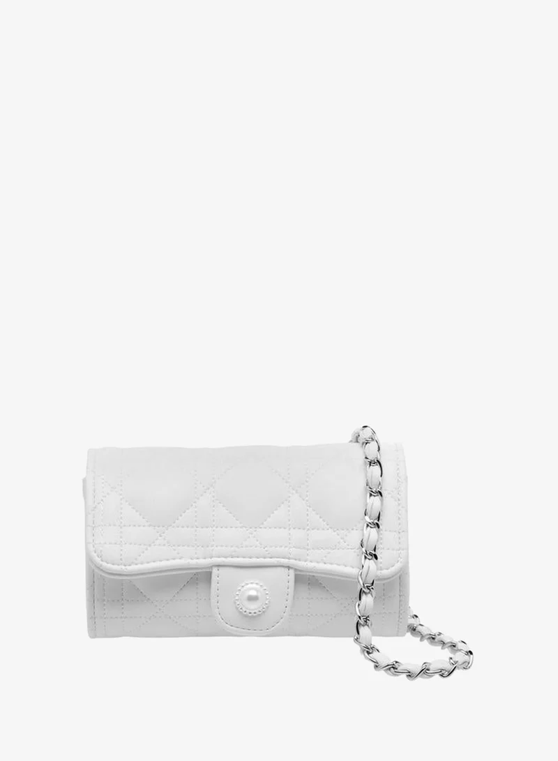Little Missy Quilted Crossbody Bag with Chain Strap Ramadan Collection