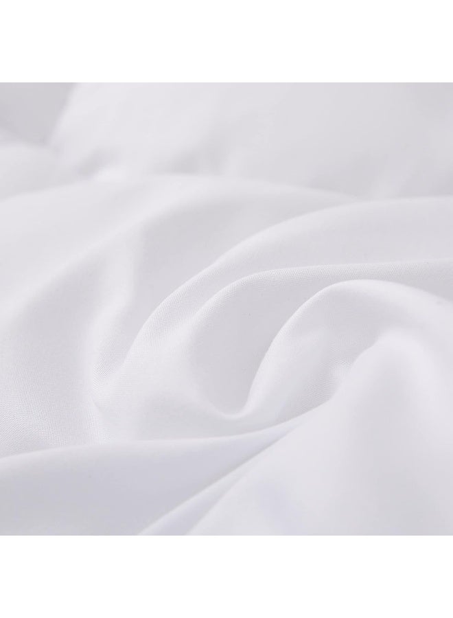 GOLDEN HOME Comforter Duvet Quilt Insert Full White Down Alternative All Season Microfiber - Image 5